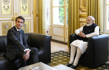 PM Modi visited Paris on May 4 after his visit to Germany and Denmark. PM Modi was the first international leader to meet President Macron after his re-election